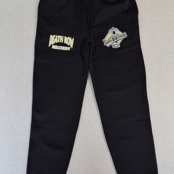 Crooks & Castles Other - Snoop Dogg Death Row Records Mens Black Jogger Sweatpants Small